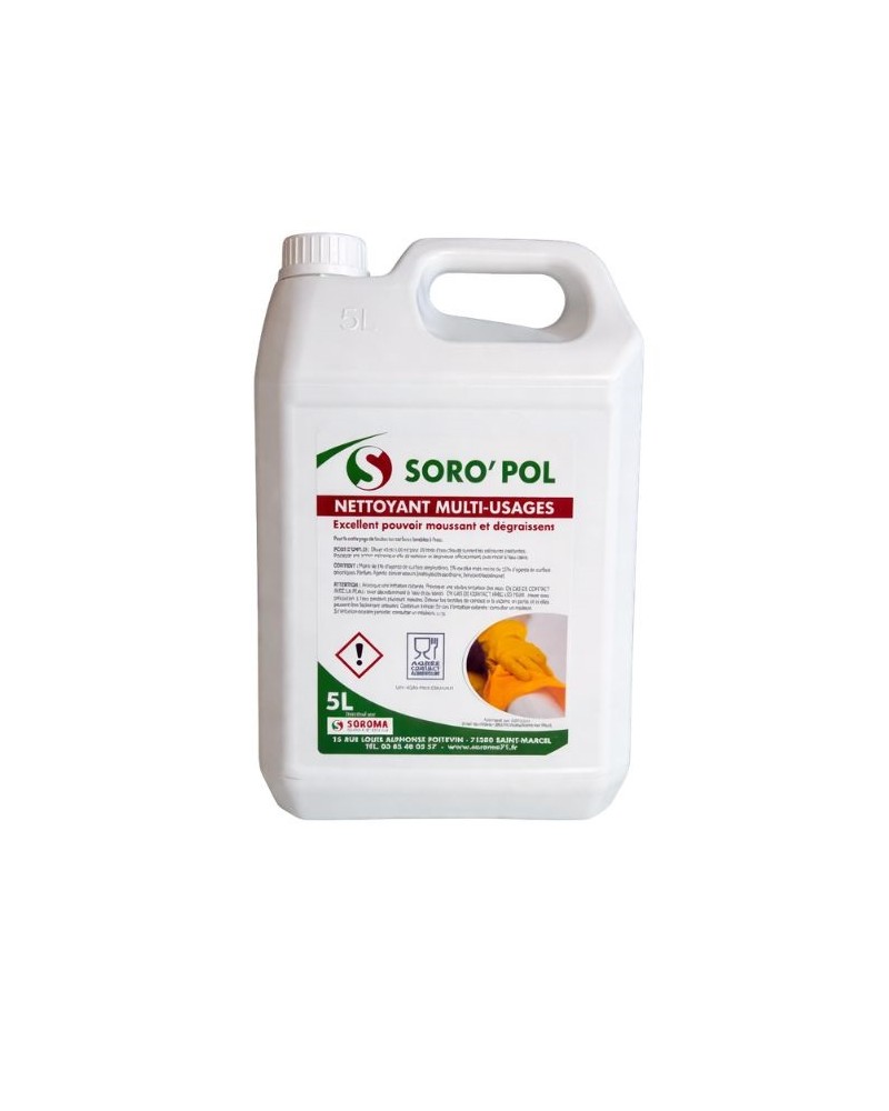 liquide vaisselle soro'pol bidon de 5 litres