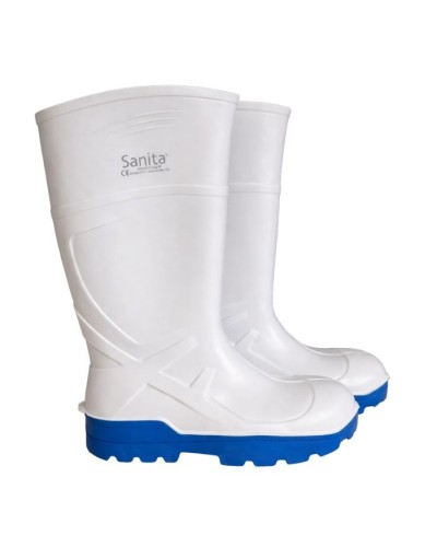 bottes avec sécurité sanita blanches