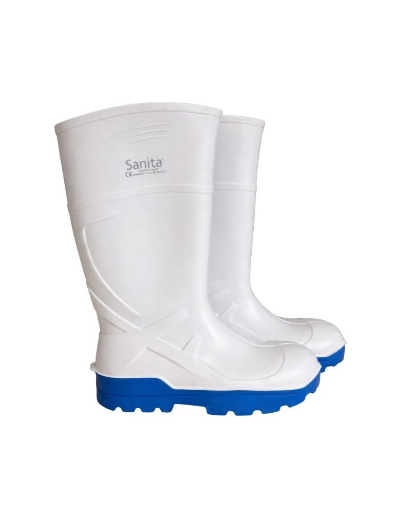 bottes avec sécurité sanita blanches