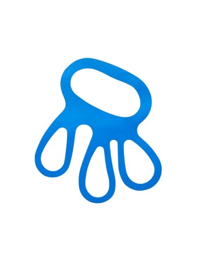 fixe gants en métal bleu 100 pièces