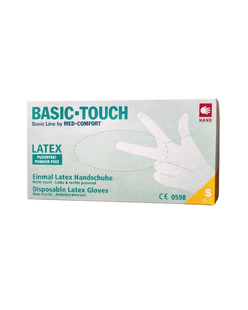 gant en latex non poudré taille S
