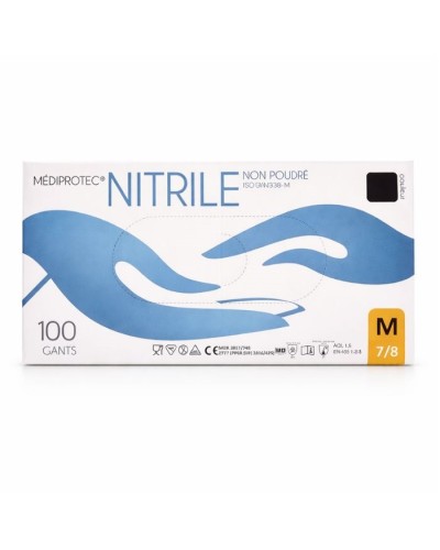 Gant en nitrile noir en taille M