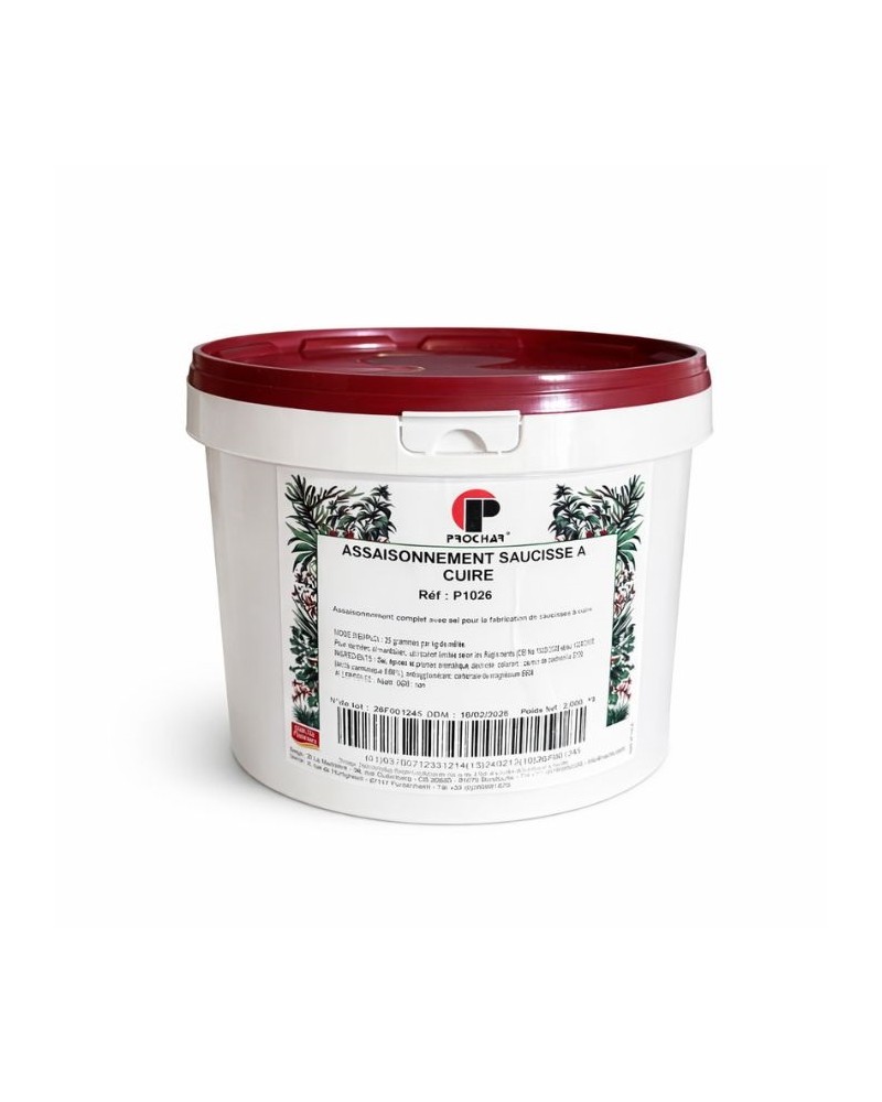 Assaisonnement saucisse à cuire 2 kg