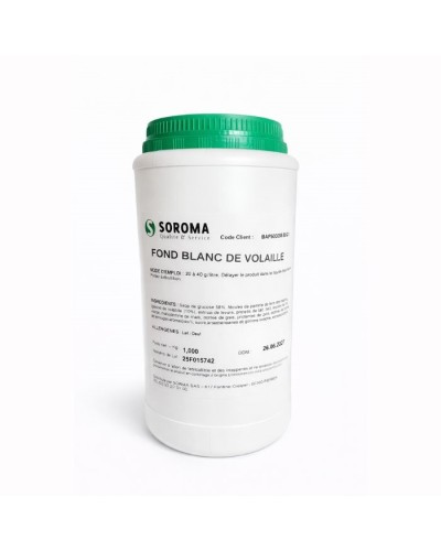 Fond blanc de volaille 1kg
