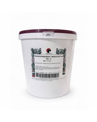 Assaisonnement merguez sans sel 3.5 kg