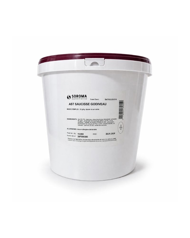 Assaisonnement saucisse godiveau 10kg
