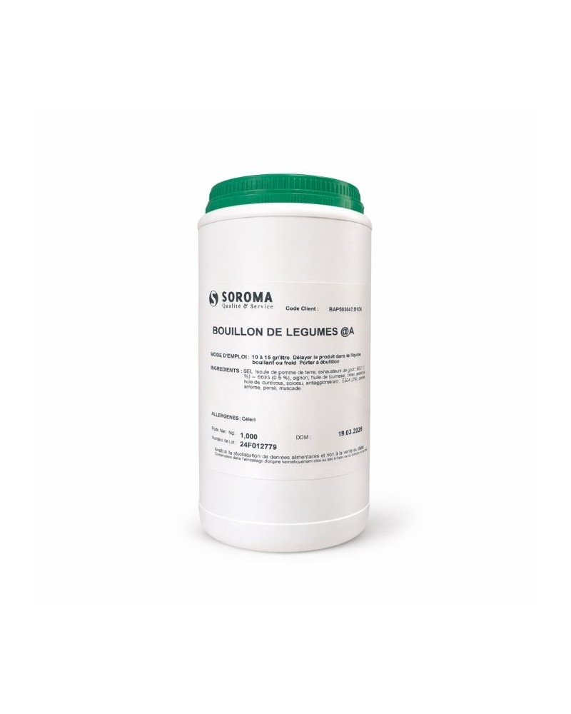 Bouillon de légumes en poudre 1 kg