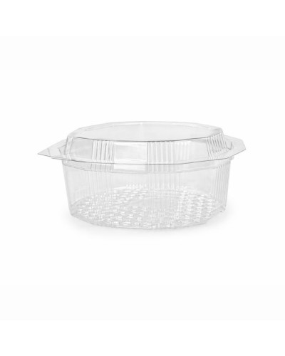 Barquette en plastique cristal refermable 375 g