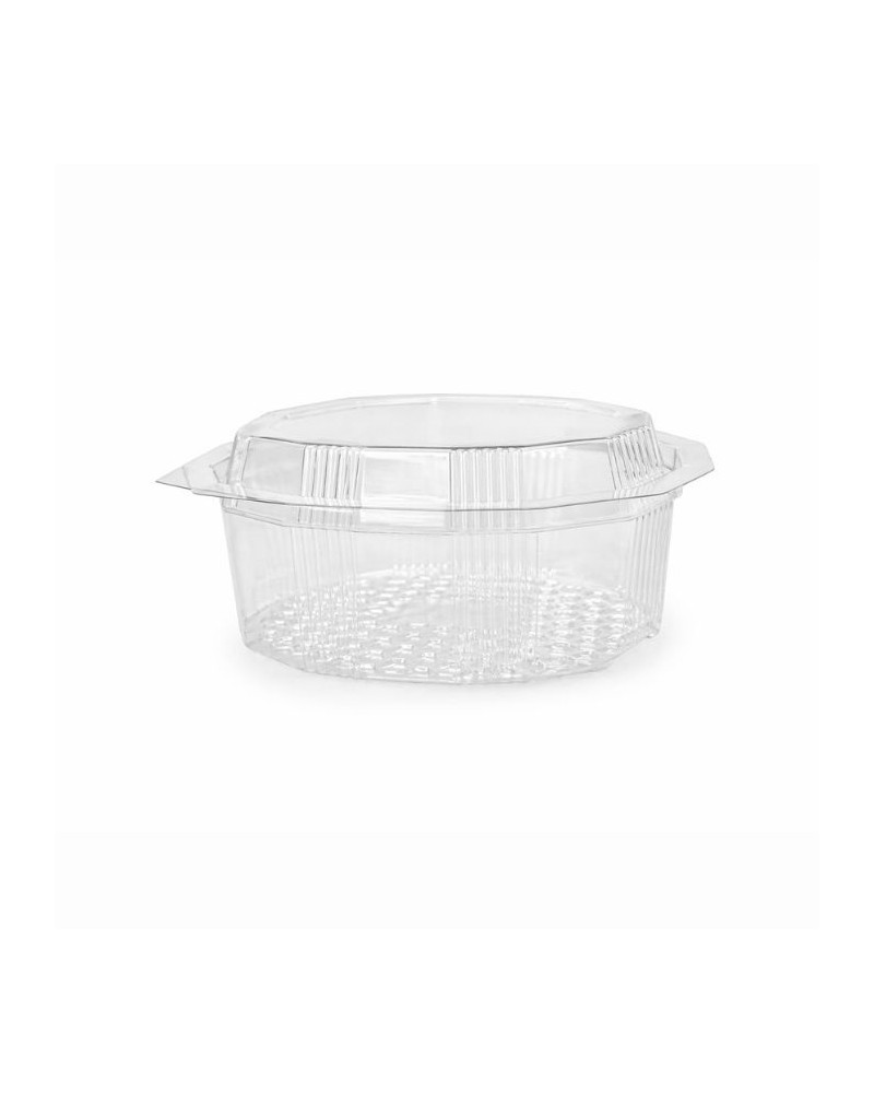 Barquette en plastique cristal refermable 375 g