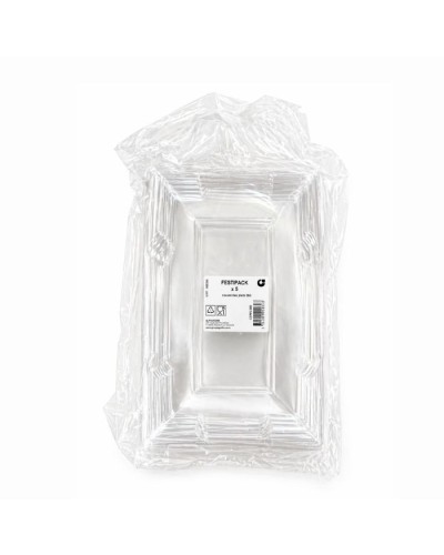 Couvercle plateau transparent en plastique 350