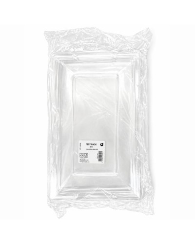Couvercle pour plateau rectangulaire plastique 450