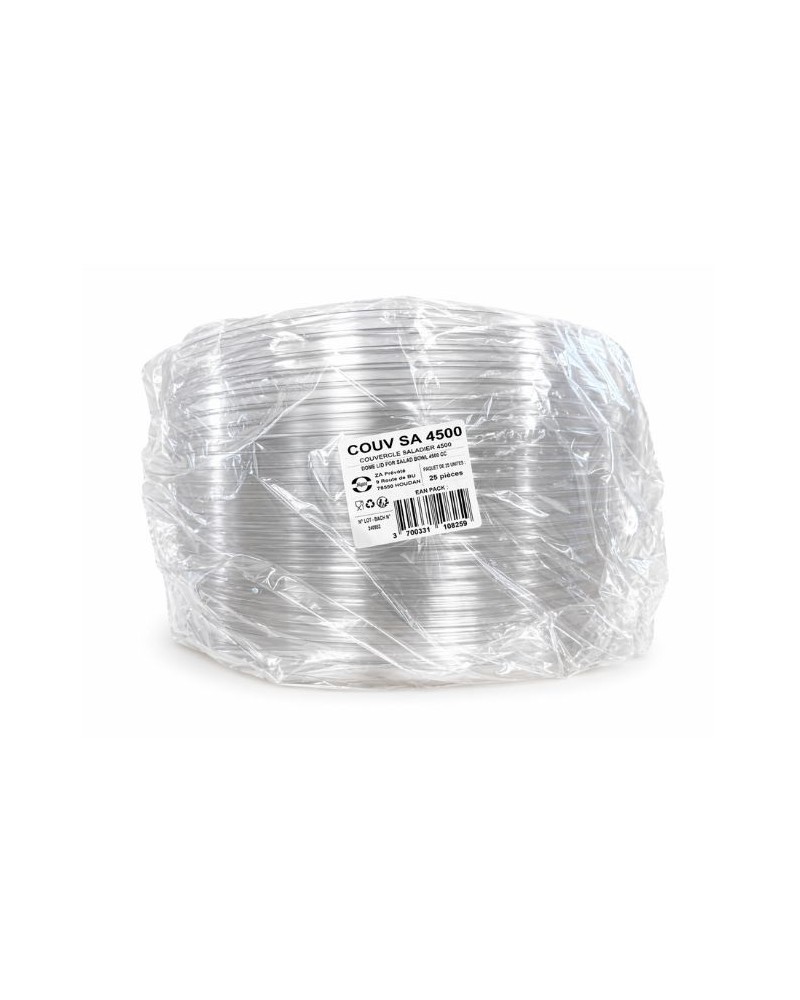 Couvercle pour saladier en plastique 4.5 litres