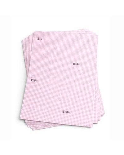 Papier pour boucherie charcuterie emballage rose