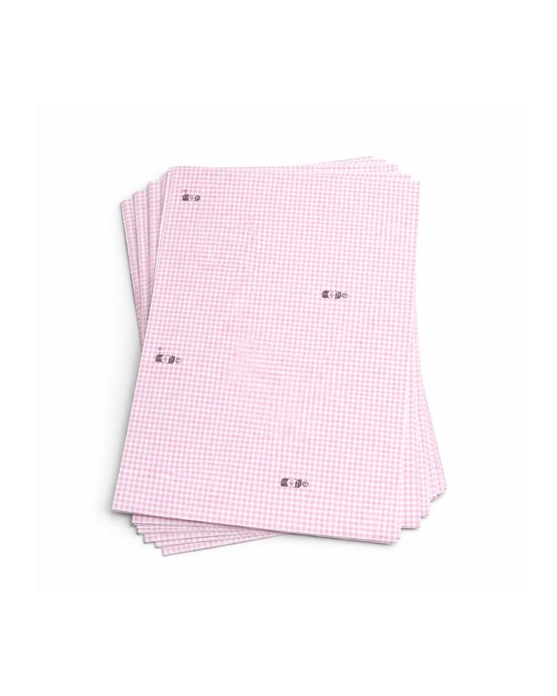 Papier pour boucherie charcuterie emballage rose