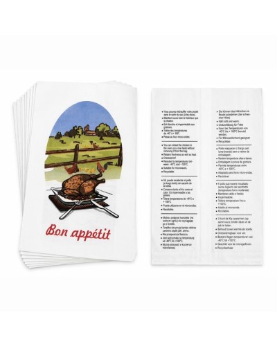 Sac en papier pour poulet rôti
